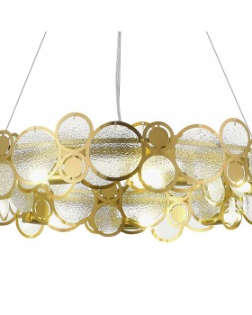 SL6133.303.09 Светильник подвесной ST-Luce Латунь/Прозрачный G9 9*5W 4000K SWATCH-foto3