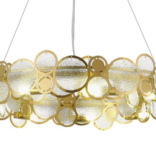 SL6133.303.09 Светильник подвесной ST-Luce Латунь/Прозрачный G9 9*5W 4000K SWATCH-foto3