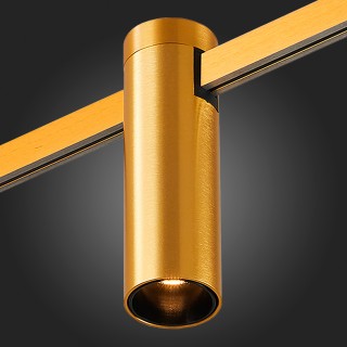 ST810.206.05 Магнитный трековый светильник FARM Золотистый LED 1*5W 3000K 230Lm Ra90 60 IP20 D35xH112 24V FARM-foto6