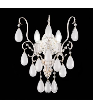 SLE160301-02 Светильник настенный Золотистый/Белый матовый E14 2*60W MAGONZA-foto3