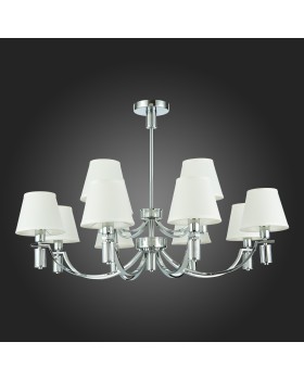 SLE111303-12 Люстра подвесная Хром/Белый E14 12*40W MONZA-foto8