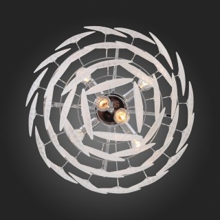 SLE104102-06 Люстра потолочная Хром/Белый E14 6*60W CHILLE-foto15