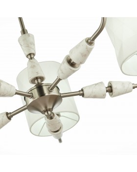 SLE107802-05 Люстра потолочная Никель/Белый E14 5*40W MILI-foto11