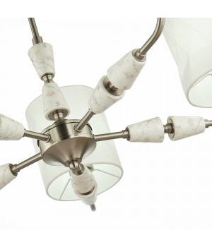 SLE107802-05 Люстра потолочная Никель/Белый E14 5*40W MILI-foto11