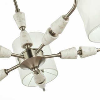 SLE107802-05 Люстра потолочная Никель/Белый E14 5*40W MILI-foto11