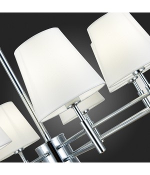 SLE105453-08 Светильник подвесной Хром/Белый E14 8*40W LAGORO-foto3