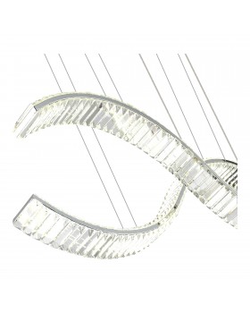 SL6206.103.50 Светильник подвесной ST-Luce Хром/Прозрачный LED 1*50W 3000K ACENO-foto3