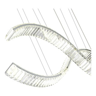 SL6206.103.50 Светильник подвесной ST-Luce Хром/Прозрачный LED 1*50W 3000K ACENO-foto3