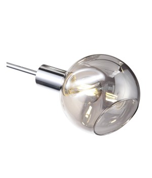 SLE155102-06 Люстра потолочная Хром/Дымчатый E14 6*60W GENTORE-foto13