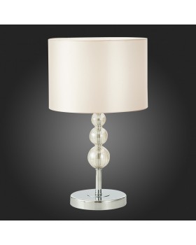 SLE105704-01 Прикроватная лампа Хром/Светло-бежевый E14 1*40W RAMER-foto5