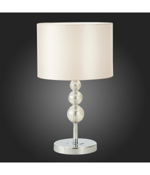 SLE105704-01 Прикроватная лампа Хром/Светло-бежевый E14 1*40W RAMER-foto5