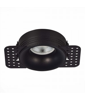 ST218.448.01 Св-к встр. Черный GU10 1*50W IP20 D85xH30 165-265V Без ламп Встраиваемые светильники-foto2