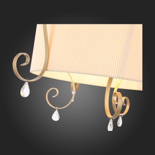 SL177.213.03 Люстра подвесная, потолочная Золотистый/Белый E14 3*40W AZZURRO-foto9