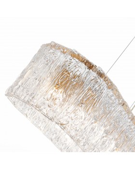 SLE283203-10 Люстра подвесная Золотистый/Прозрачный E27 10*40W RIDA-foto5