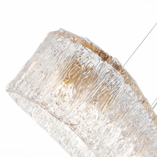 SLE283203-10 Люстра подвесная Золотистый/Прозрачный E27 10*40W RIDA-foto5