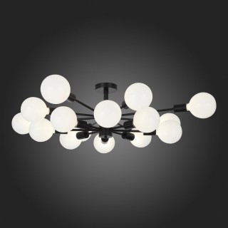 SL419.402.16 Люстра потолочная Черный E27 16*60W ANO-foto7