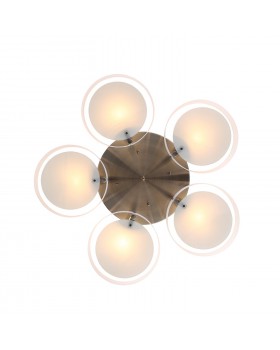 SL483.352.05 Светильник потолочный Бронза/Белый E27 5*60W FORESTA-foto10