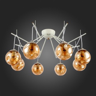 SLE110202-08 Люстра подвесная Белый/Янтарный E14 8*40W CALLETTA-foto8