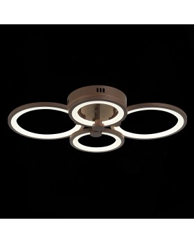 SLE200372-04 Светильник потолочный Кофейный/Белый LED 1*100W 3000-6000K LETO-foto7