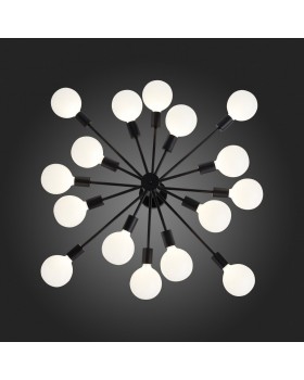 SL419.402.16 Люстра потолочная Черный E27 16*60W ANO-foto5