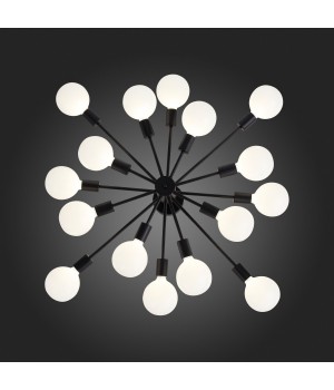 SL419.402.16 Люстра потолочная Черный E27 16*60W ANO-foto5