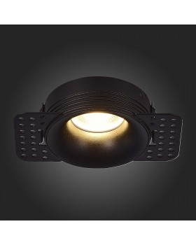 ST218.448.01 Св-к встр. Черный GU10 1*50W IP20 D85xH30 165-265V Без ламп Встраиваемые светильники-foto4