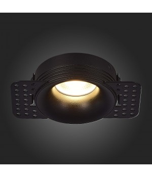 ST218.448.01 Св-к встр. Черный GU10 1*50W IP20 D85xH30 165-265V Без ламп Встраиваемые светильники-foto4