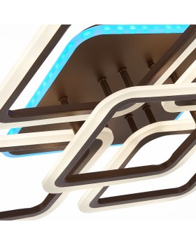 SLE200472-05RGB Светильник потолочный Кофейный/Белый LED 1*140W RGB 10W 3000-6000K QUTRO-foto4