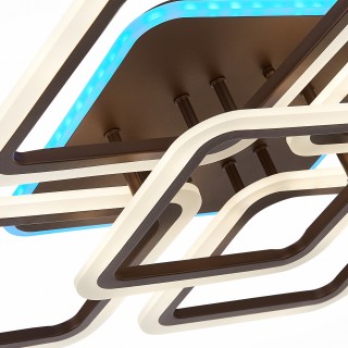 SLE200472-05RGB Светильник потолочный Кофейный/Белый LED 1*140W RGB 10W 3000-6000K QUTRO-foto4