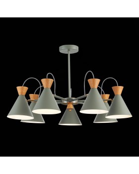 SLE125112-07 Люстра потолочная Серый, Золотой/Серый, Темное дерево E14 7*40W Modica-foto4