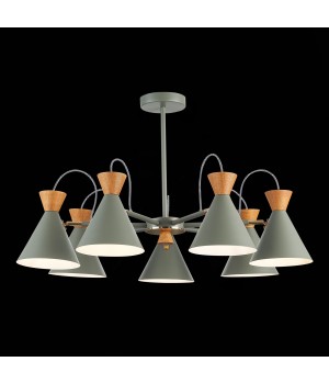 SLE125112-07 Люстра потолочная Серый, Золотой/Серый, Темное дерево E14 7*40W Modica-foto4