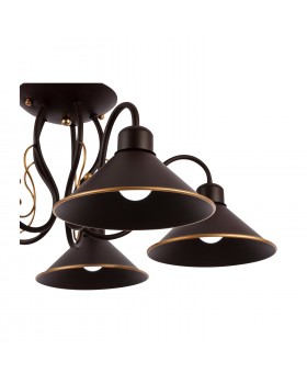 SLE120402-05 Люстра потолочная Темно-коричневый/Черный E27 5*60W CIOLLA-foto11