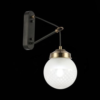 SLE110301-01 Светильник настенный Черный, Бронза/Прозрачный, Белый E27 1*60W STRICCE-foto3