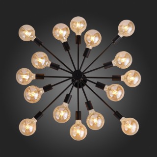 SL419.402.16 Люстра потолочная Черный E27 16*60W ANO-foto24