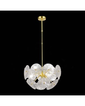 SL1657.203.06 Люстра подвесная ST-Luce Золотистый/Прозрачный E14 6*40W FLERO-foto3