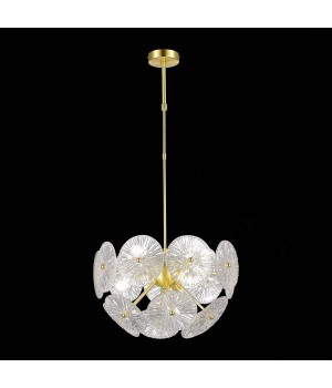 SL1657.203.06 Люстра подвесная ST-Luce Золотистый/Прозрачный E14 6*40W FLERO-foto3