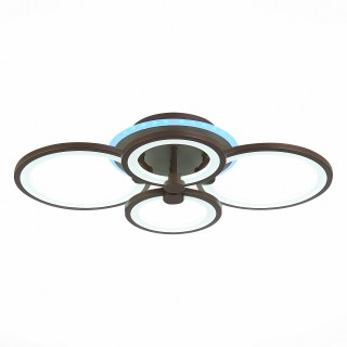SLE200372-04RGB Светильник потолочный Кофейный/Белый LED 1*100W RGB 8W 3000-6000K LETO-foto2