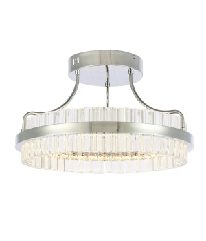 SL383.102.01 Светильник потолочный ST-Luce Хром/Прозрачный LED 1*34W 3000K CHERIO-foto2