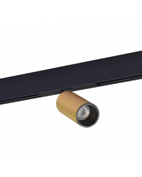 ST807.236.12 Магнитный трековый светильник Золотистый LED 1*12W 3000K 500Lm Ra>90 IP20 D50xH173 48VV SKYLINE 48-foto2
