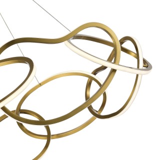 SL6505.203.84 Светильник подвесной ST-Luce Золотистый/Золотистый LED 1*84W 4000K ABRA-foto3