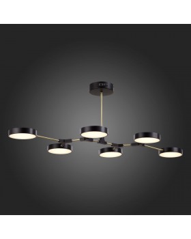 SLE6004-402-06 Светильник потолочный Черный/Черный LED 6*10W MONTA-foto7