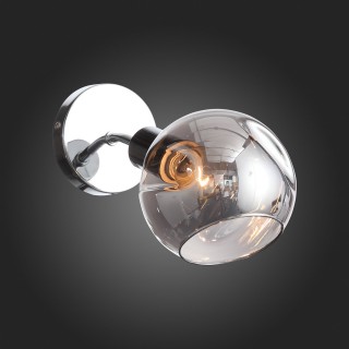 SLE155101-01 Светильник настенный Хром/Дымчатый E14 1*60W GENTORE-foto7