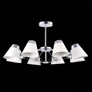 SLE155802-08 Люстра потолочная Хром/Белый E14 8*40W VARIO-foto10