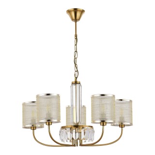 SLE1119-303-05 Светильник подвесной Латунь/Шампань E14 5*40W ELLISSE-foto2