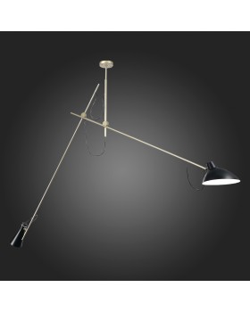 SL1803.203.02 Светильник подвесной ST-Luce Черный+Золото/Черный E27 2*60W JARRO-foto4