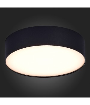 ST606.432.27 Светильник потолочный Черный LED 1*27W 3000K 2 340Lm Ra>85 120° IP20 D220xH55 185-265V Накладные светильники-foto4