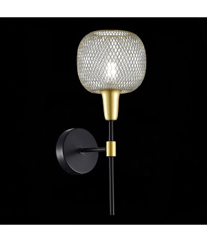 SLE1137-401-01 Бра Черный, Золотистый/Желтый E14 1*60W ELITIS-foto3