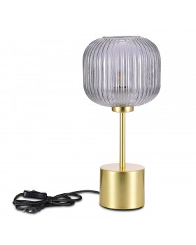 SL1154.304.01 Прикроватная лампа ST-Luce Латунь/Дымчатый E27 1*60W GRAN-foto2