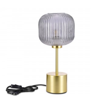 SL1154.304.01 Прикроватная лампа ST-Luce Латунь/Дымчатый E27 1*60W GRAN-foto2