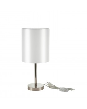 SLE107304-01 Прикроватная лампа Никель/Белый E14 1*40W NOIA-foto2